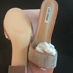 Pink Sparkle Slides